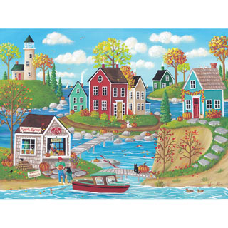 Autumn In Chestnut Cove 500 Piece Jigsaw Puzzle