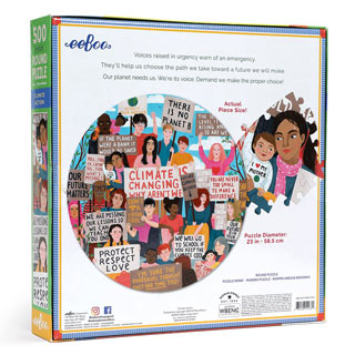 Climate Action 500 Piece Round Jigsaw Puzzle