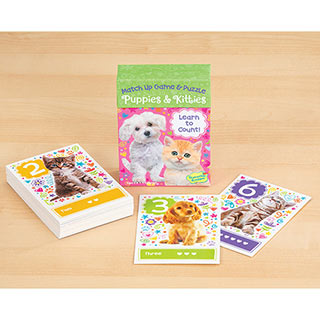 Puppies And Kittens Match Up Game & Puzzle
