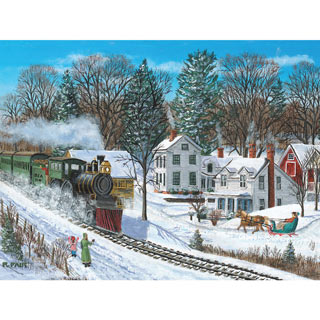 Railroad Town 1000 Piece Jigsaw Puzzle