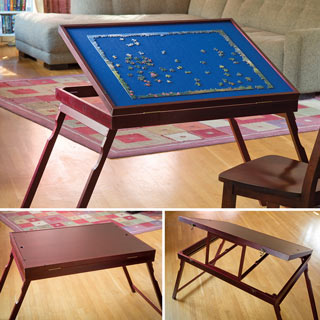 Puzzle Expert™ Wooden Tilt-Up Table