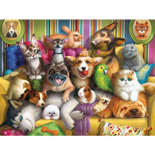 Cute Pets 500 Piece Jigsaw Puzzle