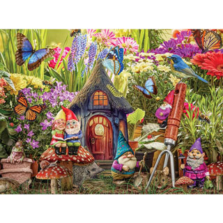 Gnomes Garden 1000 Piece Jigsaw Puzzle