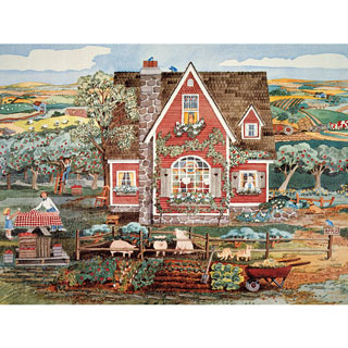 Apple Farm 500 Piece Jigsaw Puzzle