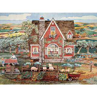 Apple Farm 1000 Piece Jigsaw Puzzle