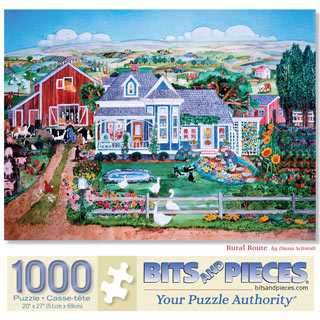 Rural Route 1000 Piece Jigsaw Puzzle