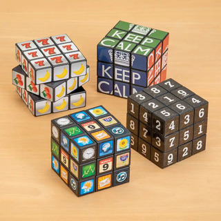 Set Of Four Brain Buster Cubes