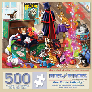 Magic And Mischief 500 Piece Jigsaw Puzzle