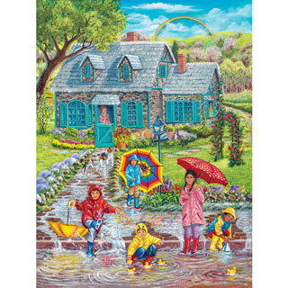 After The Spring Rain 300 Large Piece Jigsaw Puzzle