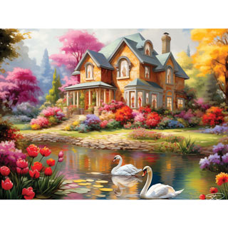 Yellow Joy 300 Large Piece Jigsaw Puzzle