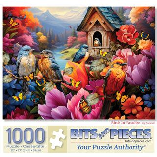 Birds In Paradise 1000 Piece Jigsaw Puzzle