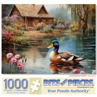 Louisiana Cabin 1000 Piece Jigsaw Puzzle