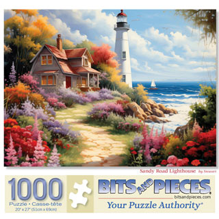 Sandy Road Lighthouse 1000 Piece Jigsaw Puzzle