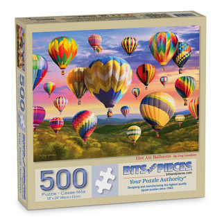 Hot Air Balloons 500 Piece Jigsaw Puzzle