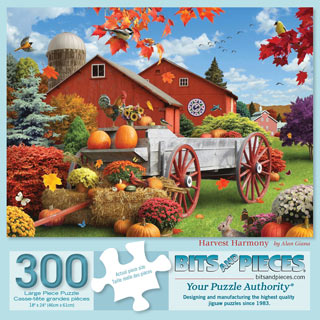 Harvest Harmony 300 Large Piece Jigsaw Puzzle