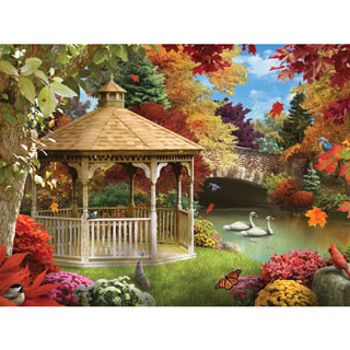 Gliding Into Fall 500 Piece Jigsaw Puzzle