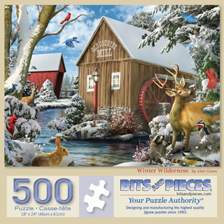 Winter Wilderness 500 Piece Jigsaw Puzzle