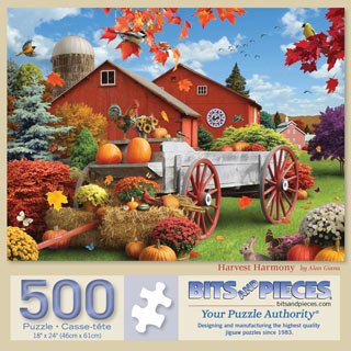 Harvest Harmony 500 Piece Jigsaw Puzzle