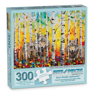 Hide And Seek Wolves 300 Large Piece Jigsaw Puzzle