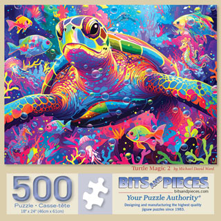 Turtle Magic 2 500 Piece Jigsaw Puzzle