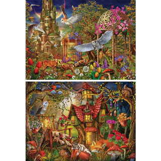 Set of 2 : Ciro Marchetti 1000 Piece Jigsaw Puzzles