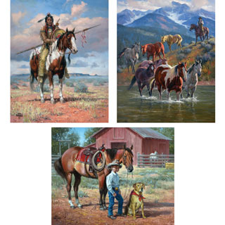 Set of 3: Jack Sorenson 1000 Large Piece Puzzles