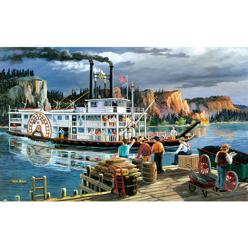 River Boat 300 Large Piece Jigsaw Puzzle