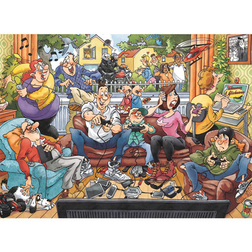 Technology in the Home 1000 Piece Wasgij Puzzle