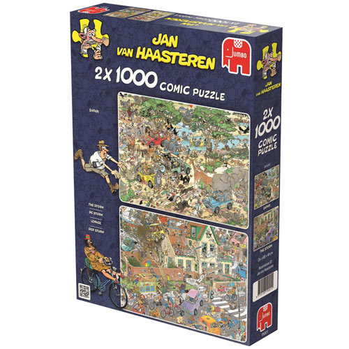 2-in-1 Multi Pack 1000 piece Jigsaw Puzzle Set