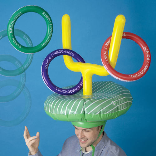 Inflatable Football Ring Toss
