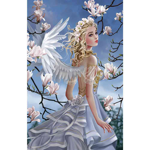 Angel and Magnolias 1000 Piece Jigsaw Puzzle