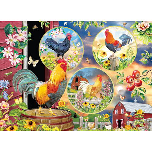 Rooster Magic 1000 Piece Jigsaw Puzzle
