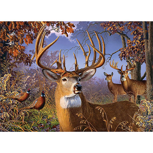 Deer And Pheasant 1000 Piece Jigsaw Puzzle