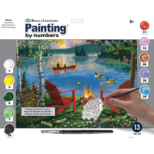 Painting by Numbers Summer Kit - Lakeside Retreat