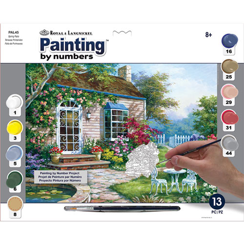 Painting by Numbers Summer Kit - Spring Patio