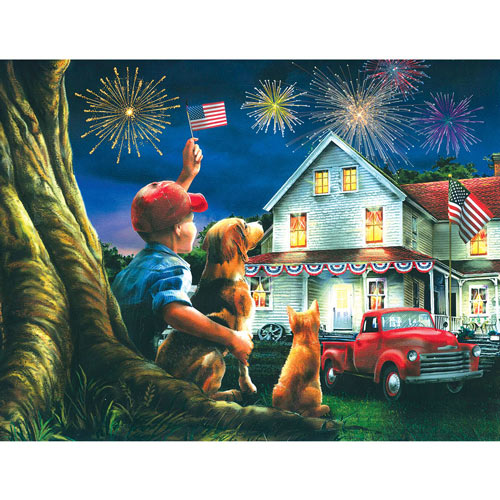 God Bless the USA 300 Large Piece Jigsaw Puzzle