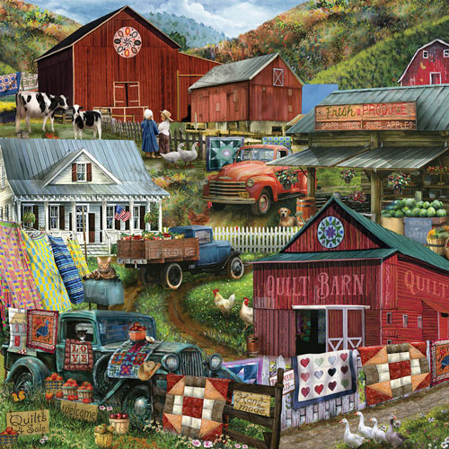 Country Compilation 300 Large Piece Jigsaw Puzzle