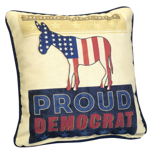 Democrats Political Party Pillows