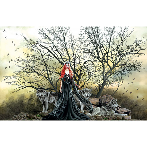 Red Haired Witch 1000 Piece Jigsaw Puzzle