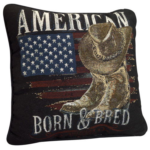 American Born & Bred Pillow