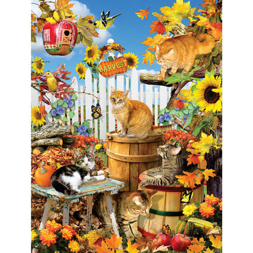 Harvest Kittens 300 Large Piece Jigsaw Puzzle