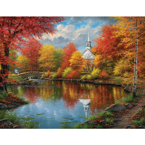 Autumn Tranquility 300 Large Piece Jigsaw Puzzle