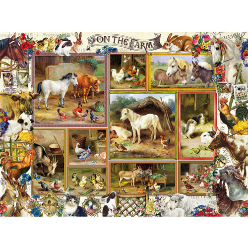 On the Farm 300 Large Piece Jigsaw Puzzle