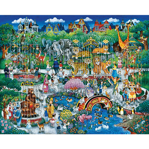 Victorian Zoo 300 Large Piece Jigsaw Puzzle