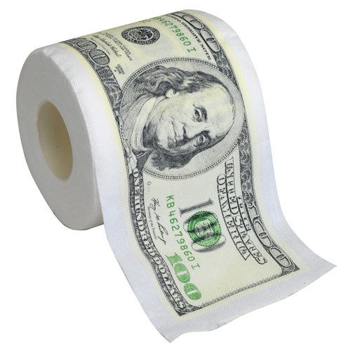 Money Roll Toilet Paper