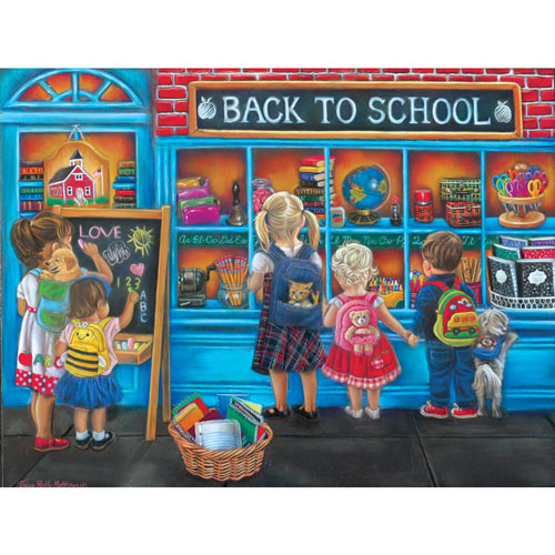 Back to School 300 Large Piece Jigsaw Puzzle