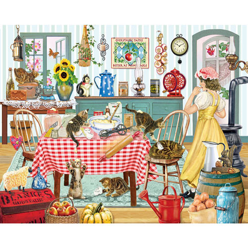 Kittens in the Kitchen 1000 Piece Jigsaw Puzzle