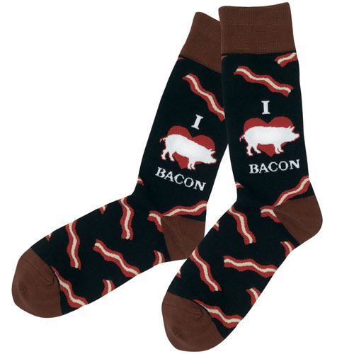 I Love Bacon Socks