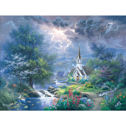 Sweet Hour of Prayer 300 Large Piece Jigsaw Puzzle