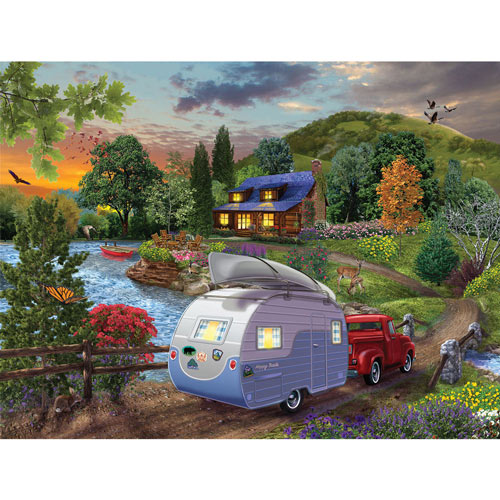 Campers Coming Home 300 Large Piece Jigsaw Puzzle